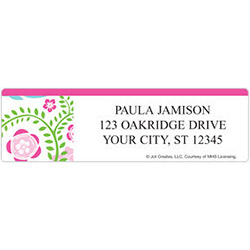 Preppy Sweet Address Labels - 4 scenes