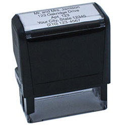 5 Line Self-inking Custom Message Stamp