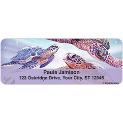 Sea Turtle Address Labels