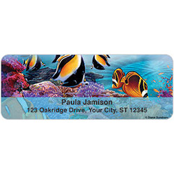 Steve Sundram Tropical Fish Address Labels