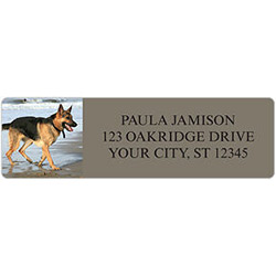 German Shepherd Address Labels