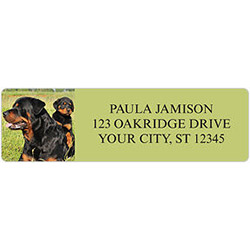 Rottweiler Address Labels