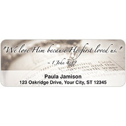 Bible Reflections Address Labels