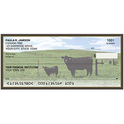 Black Angus Cows Checks