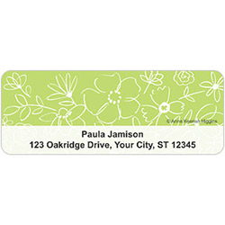 Bright Blooms Address Labels