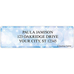 Champagne Sparkles Address Labels